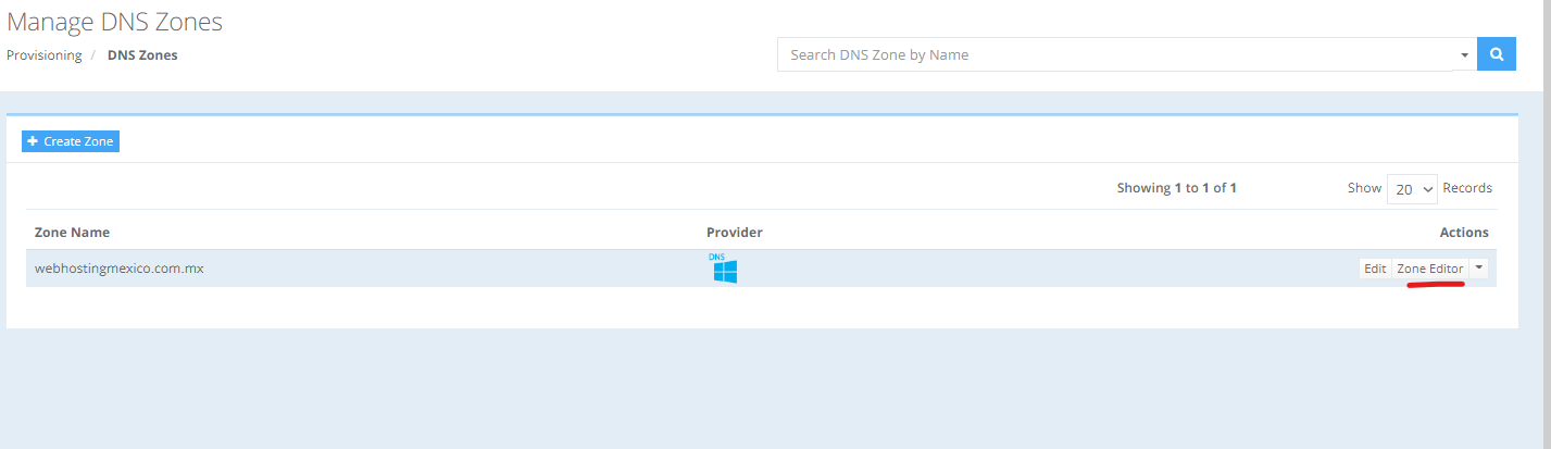 cambiar mx record dns