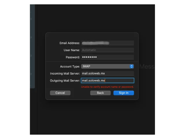 Acceder a Correo Solo Web