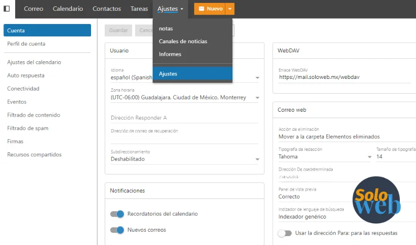 Aumenta la seguridad en Webmail usando Doble Autenticación