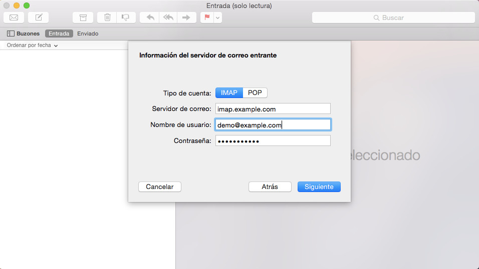 imap en mail mac
